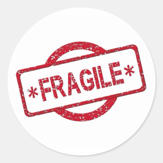 Sticker rond classique, brillant, grand, 3 pouces  (Devant)