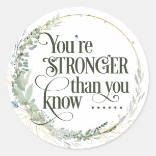 Sticker rond classique chrétien/biblique