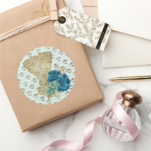 Sticker rond classique Corset 3