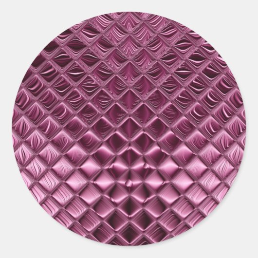 Sticker rond classique de Bourgogne (Devant)