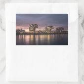 Sticker rond classique de Cologne Allemagne (Sac)