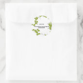Sticker rond classique de la Bible (Sac)