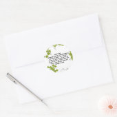 Sticker rond classique de la Bible (Enveloppe)