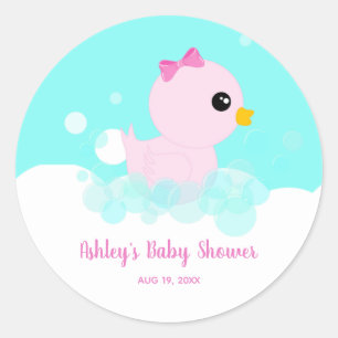 Sticker rond classique en caoutchouc Ducky Baby Gi