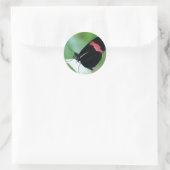 Sticker rond classique/fermeture postale (Sac)