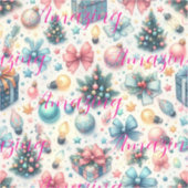 Sticker rond classique Festive (Recto)