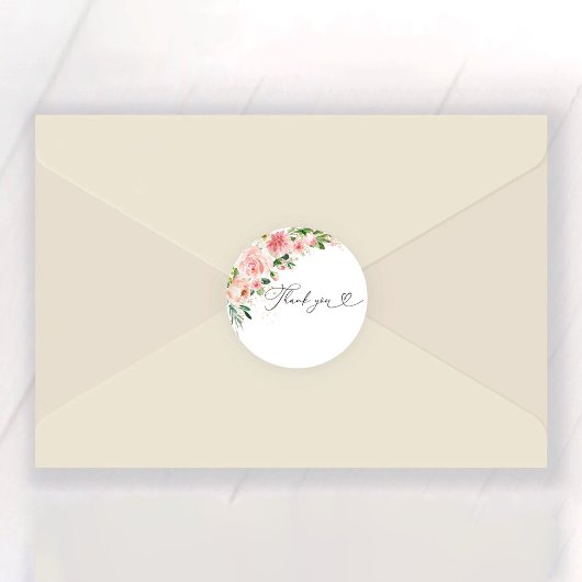 Sticker rond classique Fête des mariées verte