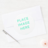 Sticker rond classique - Grand, 3 pouces (Enveloppe)