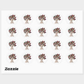 Sticker rond classique Imp Tree (Feuille)