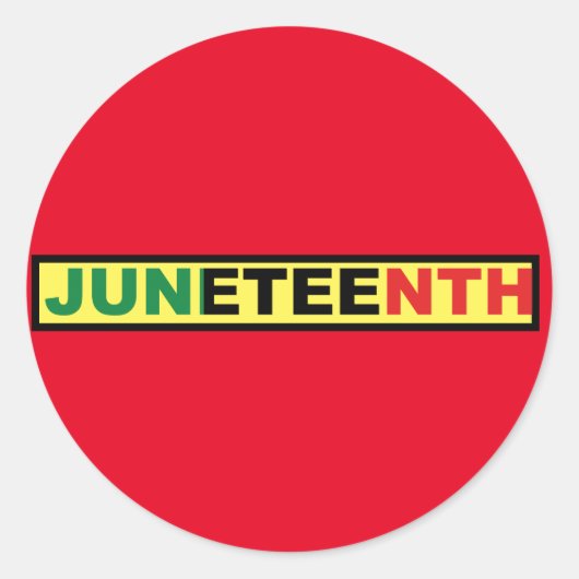 Sticker rond classique Junetten (Devant)