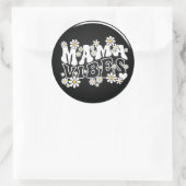 Sticker rond classique Mama Vibes (Sac)