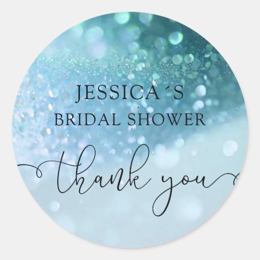 Sticker rond classique Parties scintillant de flam (Devant)