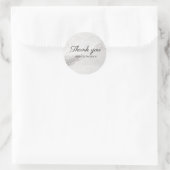 Sticker rond classique Parties scintillant de flam (Sac)