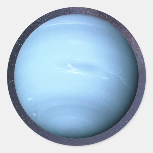 Sticker rond classique Planet Neptune (Devant)