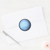 Sticker rond classique Planet Neptune (Enveloppe)