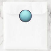 Sticker rond classique Planet Uranus (Sac)