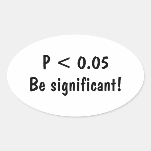Sticker rond classique pour étudiants en statistiq (Devant)