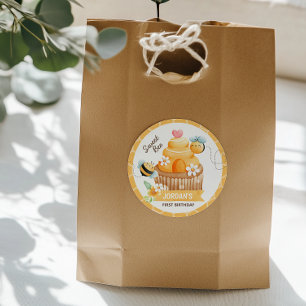 Sticker rond classique pour l'anniversaire de l'ab