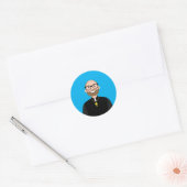 Sticker rond classique Priest (Enveloppe)
