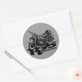 Sticker rond classique R75 (Enveloppe)