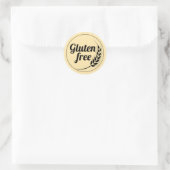 Sticker rond classique sans gluten (Sac)
