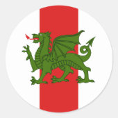 Sticker rond classique SCA Midrealm (Devant)