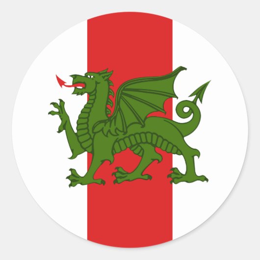 Sticker rond classique SCA Midrealm (Devant)