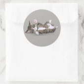 Sticker rond classique Sebastian (Sac)