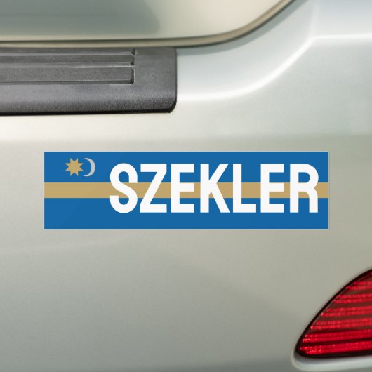 Sticker rond classique Székely Land (En voiture)