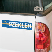 Sticker rond classique Székely Land (Sur camion)