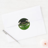 Sticker rond classique Tzigane Vanners (Enveloppe)