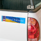 STICKER ROND CLASSIQUE Ukraini Slava (Sur camion)