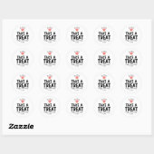 Sticker Rond Classroom Birthday Treat Heart Cookie Simple (Feuille)