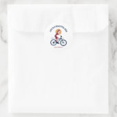 Sticker Rond Classy rider (Sac)