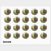 Sticker Rond Claude Monet A (Feuille)