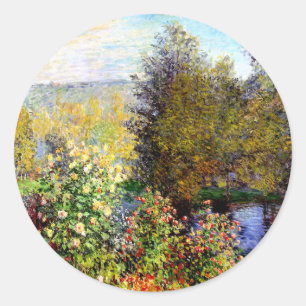 Sticker Rond Claude Monet A