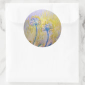 Sticker Rond Claude Monet - Agapanthus (Sac)