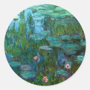 Sticker Rond Claude Monet Artist Peintre Destin Dons