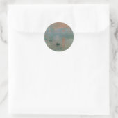 Sticker Rond Claude Monet Impression Soleil levant (soleil leva (Sac)