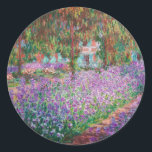 Sticker Rond Claude Monet - Le jardin de l'artiste à Giverny<br><div class="desc">Jardin de l'artiste à Giverny / Le Jardin de l'artiste a Giverny - Claude Monet,  1900</div>