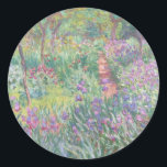 STICKER ROND CLAUDE MONET "LE JARDIN DE L'ARTISTE" ENVELOPE SEA<br><div class="desc">CLAUDE MONET "LE JARDIN DES ARTISTES" STICKER ROUND ENVELOPE SEAL</div>
