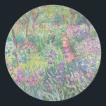 STICKER ROND CLAUDE MONET "LE JARDIN DE L'ARTISTE" ENVELOPE SEA<br><div class="desc">CLAUDE MONET "LE JARDIN DES ARTISTES" STICKER ROUND ENVELOPE SEAL</div>