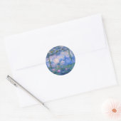 Sticker Rond Claude Monet - Lys d'eau (Enveloppe)