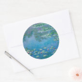 Sticker Rond Claude Monet - Nymphéas 1906 (Enveloppe)