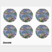 Sticker Rond Claude Monet - Nymphéas / Nymphéas (Feuille)