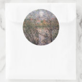 Sticker Rond Claude Monet - Printemps à travers les branches (Sac)