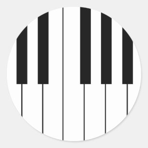 Sticker Rond Clavier