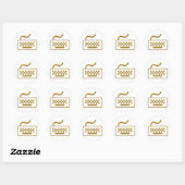 Sticker Rond Clavier d'ordinateur (Feuille)