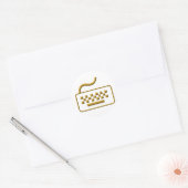 Sticker Rond Clavier d'ordinateur (Enveloppe)