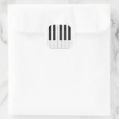 Sticker Rond Clavier / Touches de piano : (Sac)